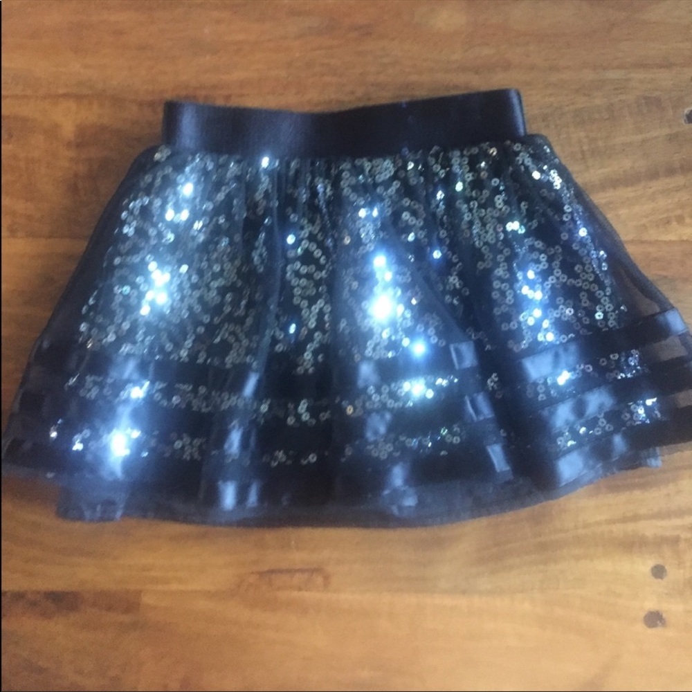 Justice sequin skort